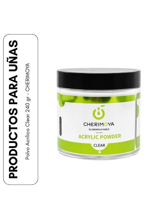 POLVO ACRÍLICO CLEAR 240 GR - CHERIMOYA - 1