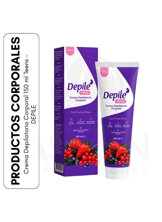 CREMA DEPILATORIA CORPORAL 150 ML TEENS - DEPILE - 1