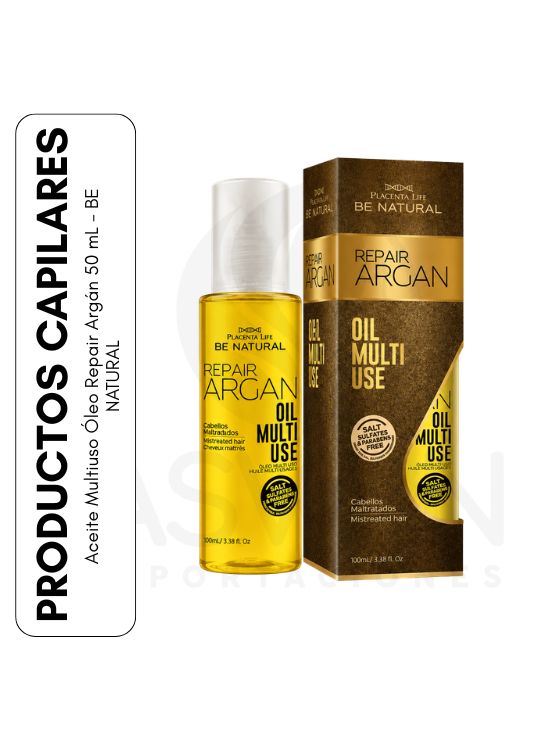 ACEITE MULTIUSO ÓLEO REPAIR ARGÁN 50 ML - BE NATURAL - 1
