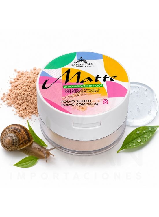 POLVO SUELTO Y COMPACTO MATTE - SAMANTHA - 2