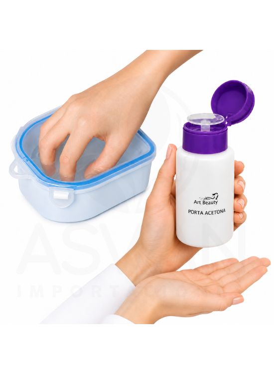 BOLW DE MANICURE Y PORTA ACETONA - 3