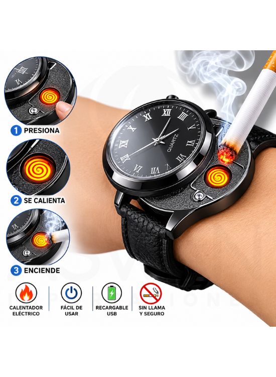 RELOJ ENCENDEDOR RECARGABLE ELÉCTRICO - 5