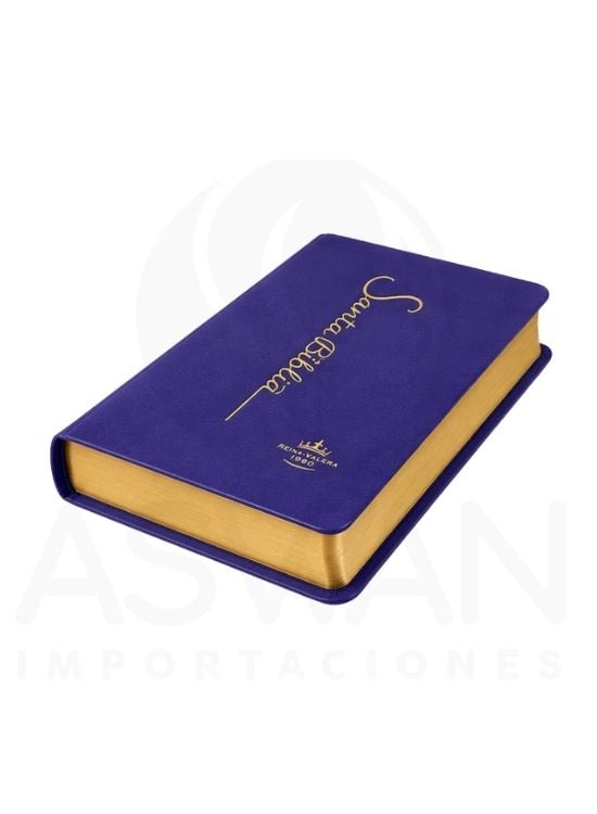 SANTA BIBLIA RV1960 LETRA GRANDE 12 PUNTOS COLECCIÓN FINA MORADO - 2