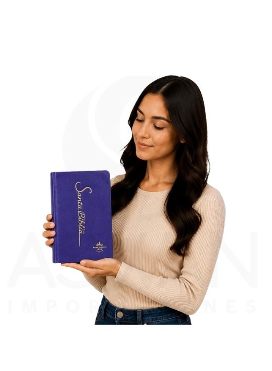 SANTA BIBLIA RV1960 LETRA GRANDE 12 PUNTOS COLECCIÓN FINA MORADO - 4