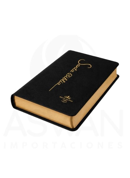 SANTA BIBLIA RV1960 LETRA GRANDE 12 PUNTOS COLECCIÓN FINA NEGRO - 2