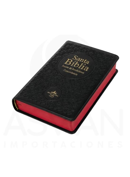 BIBLIA REINA VALERA 1960, TAPA VINIL, FUENTES DE BENDICIÓN - 2