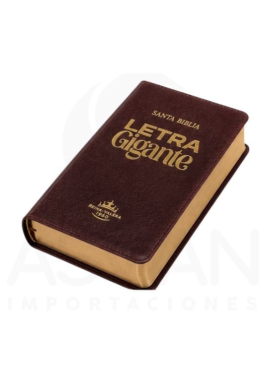BIBLIA REINA VALERA 1960 LETRA GIGANTE FLEXIBLE MARRÓN - 2