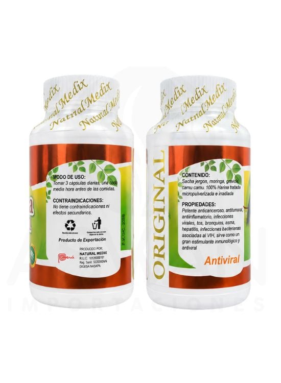 SACHA JERGON ANTÍCANCEROSO 100 CAP - NATURAL MEDIX - 2