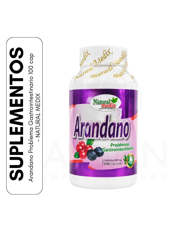 ARANDANO PROBLEMA GASTROINTESTINARIO 100 CAP - NATURAL MEDIX - 1