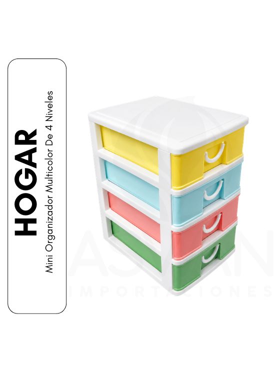 MINI ORGANIZADOR MULTICOLOR DE 4 NIVELES - 1