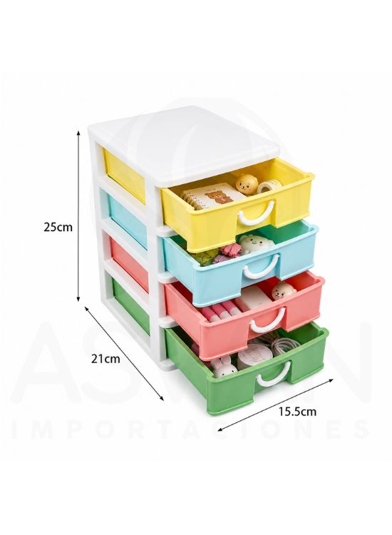 MINI ORGANIZADOR MULTICOLOR DE 4 NIVELES - 2