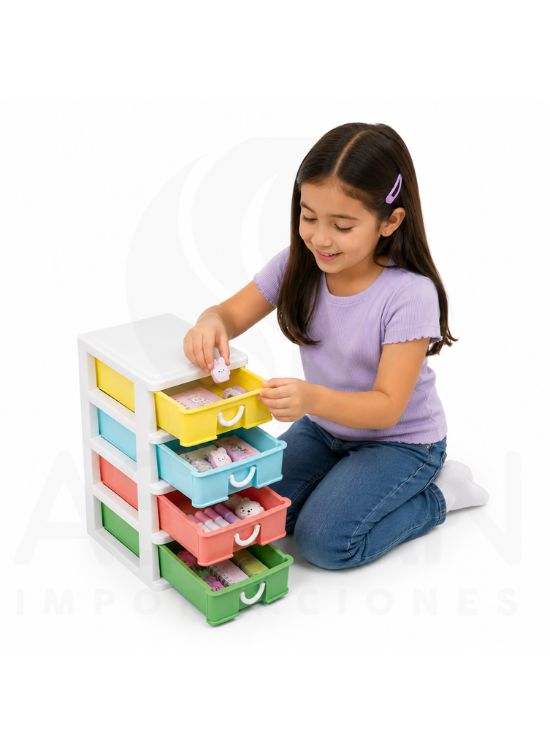 MINI ORGANIZADOR MULTICOLOR DE 4 NIVELES - 3