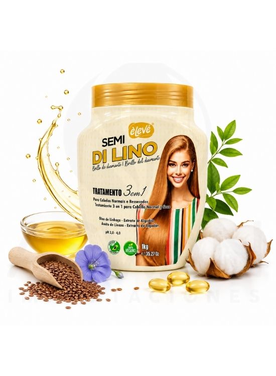 TRATAMIENTO DE SEMI DI LINO 3 EN 1 DE 1 KG - ELEVE - 2