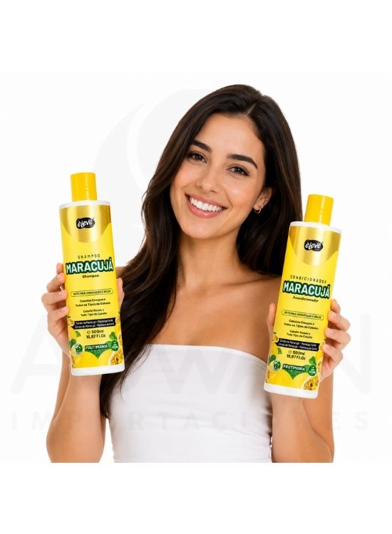 PACK SHAMPOO Y ACONDICIONADOR MARACUJÁ 500 ML - ELEVE - 3