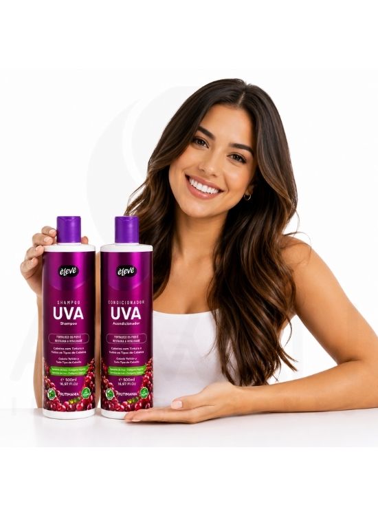 PACK SHAMPOO Y ACONDICIONADOR UVA 500 ML - ELEVE - 3