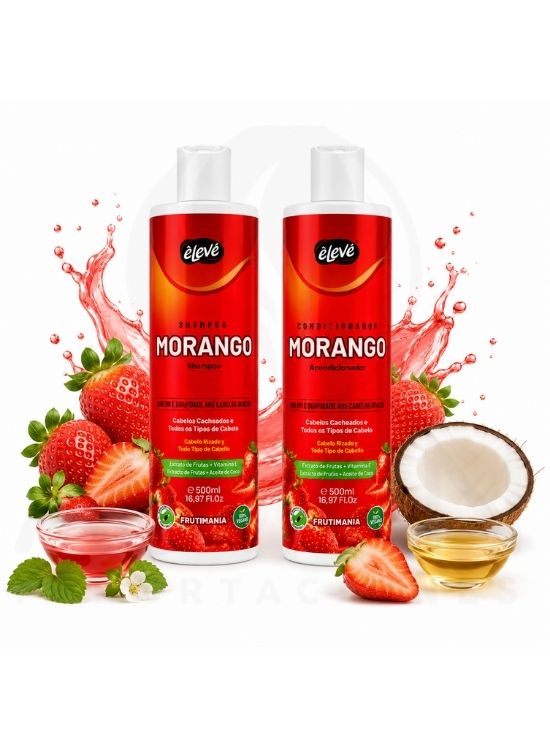 PACK SHAMPOO Y ACONDICIONADOR MORANGO 500 ML - ELEVE - 2