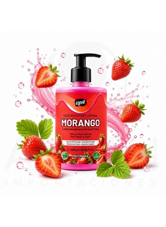 LOCIÓN DESODORANTE CORPORAL FRESA 500 ML - ELEVE - 2