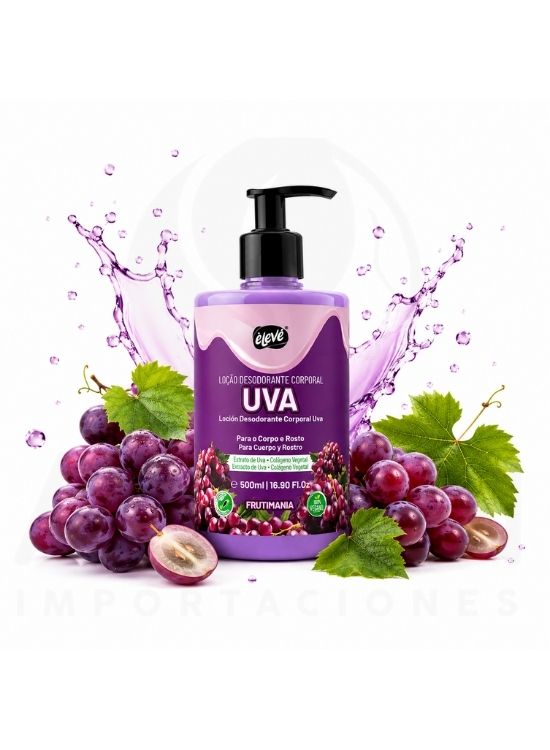 LOCIÓN DESODORANTE CORPORAL UVA 500 ML - ELEVE - 2