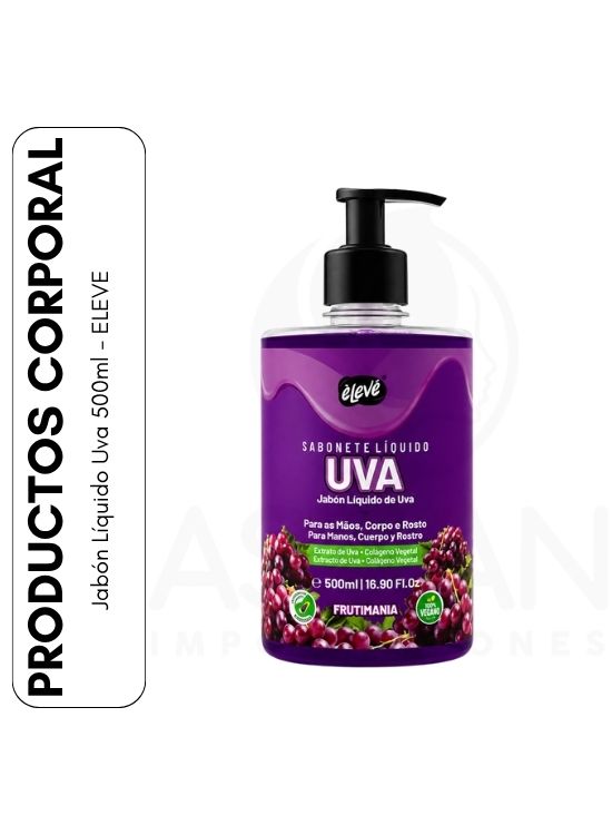 JABÓN LÍQUIDO UVA 500ML - ELEVE - 1