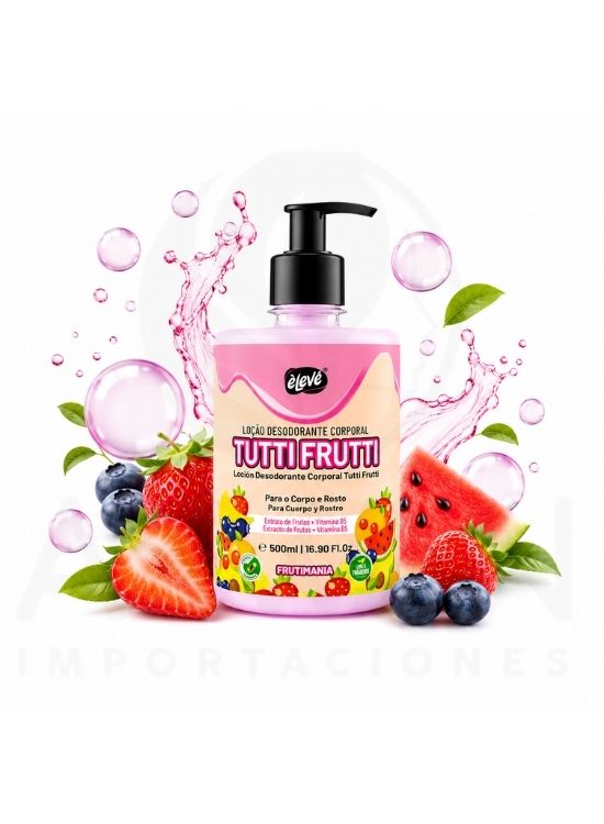 LOCIÓN DESODORANTE CORPORAL TUTTI FRUTTI 500ML - ELEVE - 2