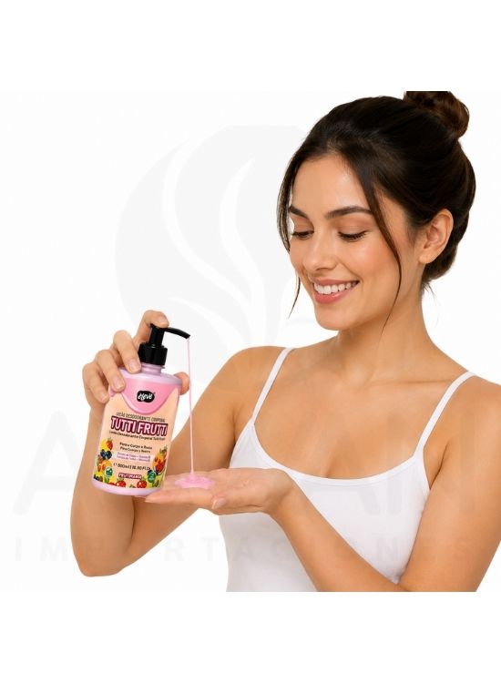 LOCIÓN DESODORANTE CORPORAL TUTTI FRUTTI 500ML - ELEVE - 3