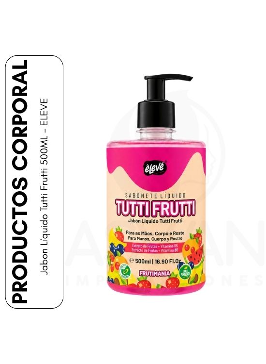 JABON LÍQUIDO TUTTI FRUTTI 500ML - ELEVE - 1