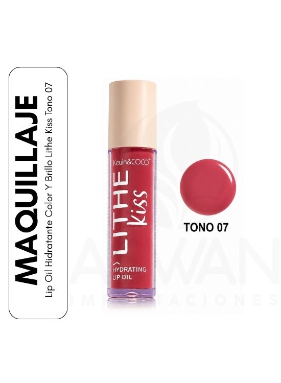 LIP OIL HIDRATANTE COLOR Y BRILLO LITHE KISS TONO 07 - 1
