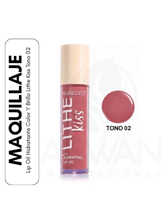 LIP OIL HIDRATANTE COLOR Y BRILLO LITHE KISS TONO 02 - 1