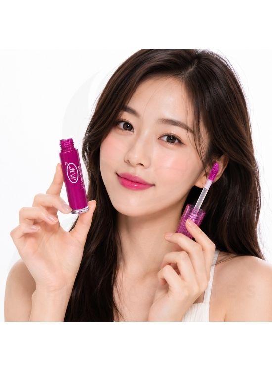 LABIAL GLOSS VIOLETA CON BRILLO - 3