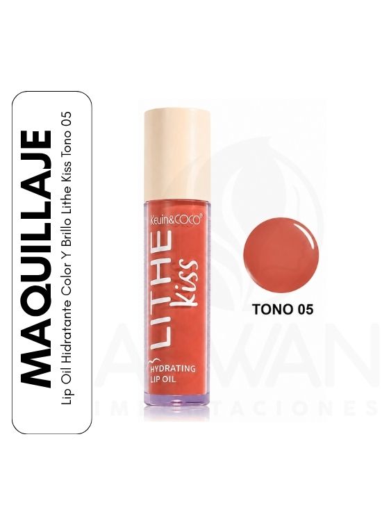 LIP OIL HIDRATANTE COLOR Y BRILLO LITHE KISS TONO 05 - 1