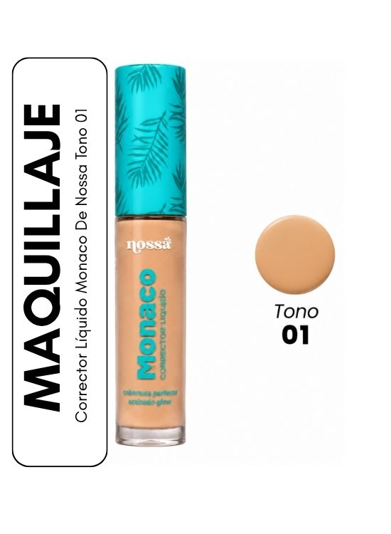 CORRECTOR LÍQUIDO MONACO DE NOSSA TONO 01 - 1