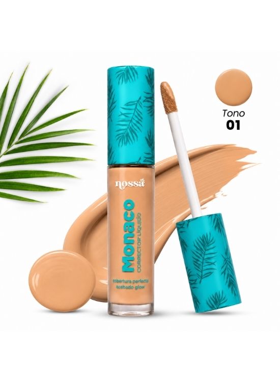 CORRECTOR LÍQUIDO MONACO DE NOSSA TONO 01 - 2