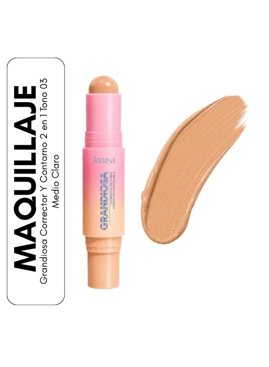 GRANDIOSA CORRECTOR Y CONTORNO 2 EN 1 TONO 03 MEDIO CLARO - 1