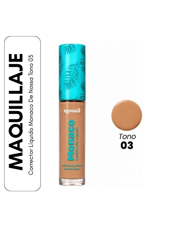 CORRECTOR LÍQUIDO MONACO DE NOSSA TONO 03 - 1