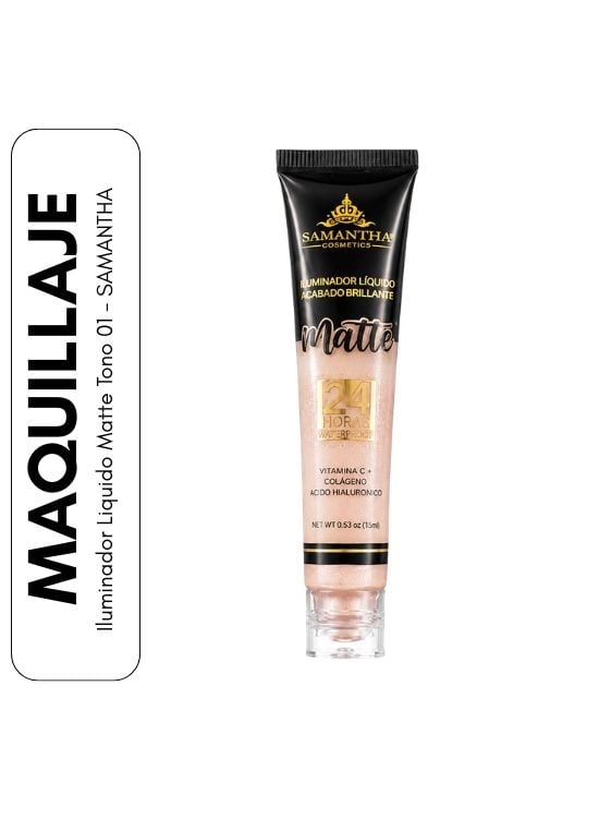 ILUMINADOR LIQUIDO MATTE TONO 01 - SAMANTHA - 1