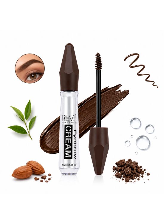 GEL PARA LAS CEJAS EN CREMA MARRON TONO 02 - REVEL - 2