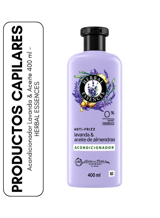 ACONDICIONADOR LAVANDA Y ACEITE 400 ML - HERBAL ESSENCES - 1