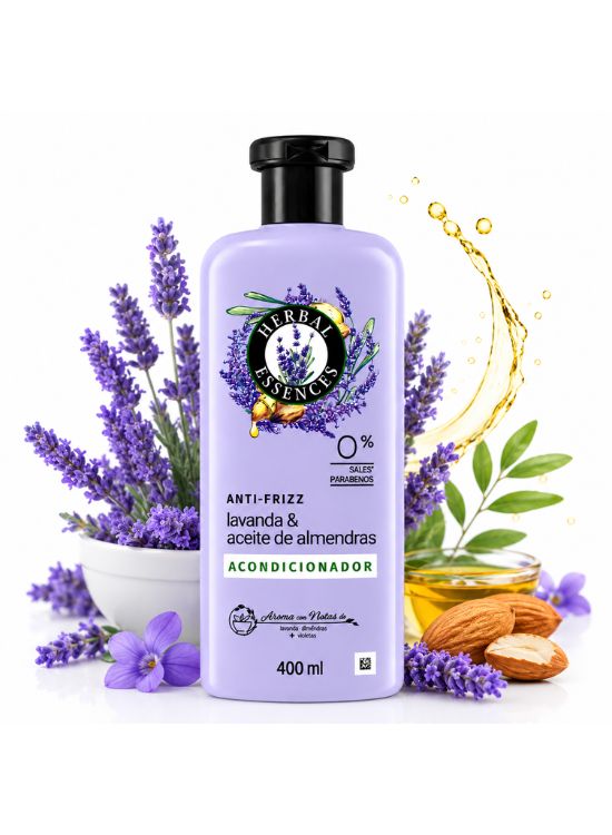 ACONDICIONADOR LAVANDA Y ACEITE 400 ML - HERBAL ESSENCES - 2