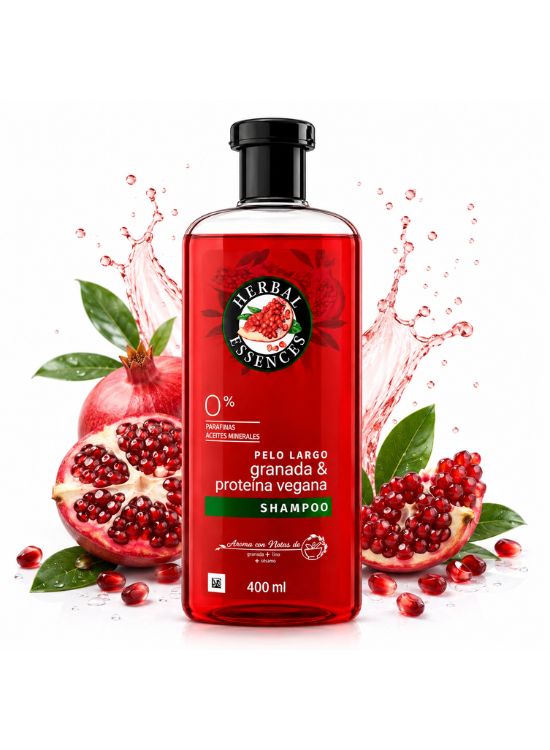 SHAMPOO GRANADA Y PROTEÍNA 400 ML - HERBAL ESSENCES - 2