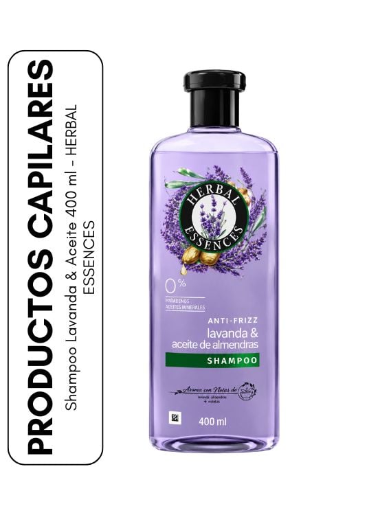 SHAMPOO LAVANDA Y ACEITE 400 ML - HERBAL ESSENCES - 1