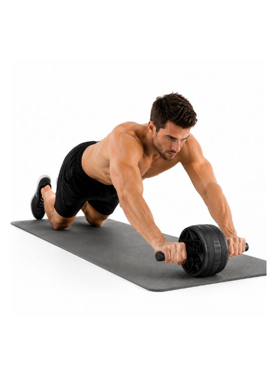 RUEDA ABDOMINAL ROLLER NEGRO - 2