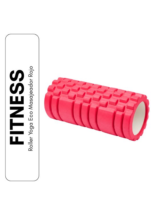 ROLLER YOGA FITNESS ECO MASAJEADOR ROJO - 1