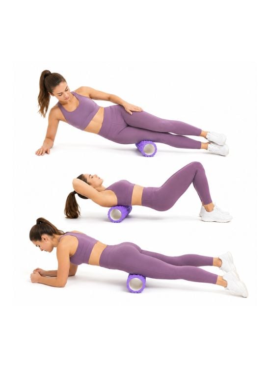 ROLLER YOGA FITNESS ECO MASAJEADOR LILA - 3