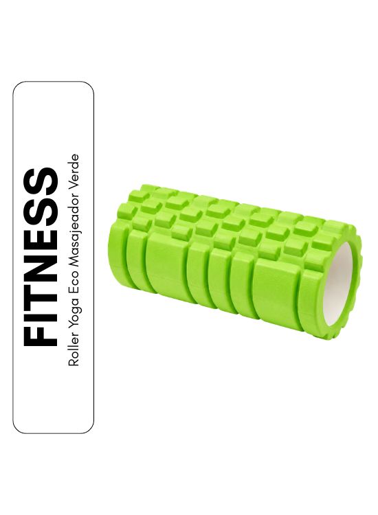 ROLLER YOGA FITNESS ECO MASAJEADOR VERDE - 1