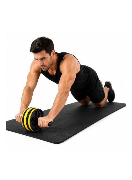 RUEDA ABDOMINAL ROLLER AMARILLO - 2