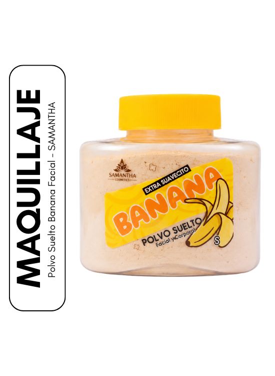 POLVO SUELTO BANANA FACIAL - SAMANTHA - 1