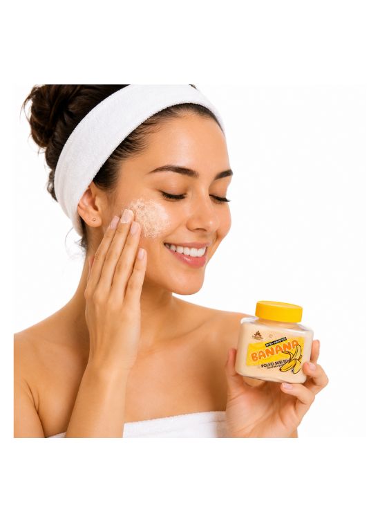 POLVO SUELTO BANANA FACIAL - SAMANTHA - 4