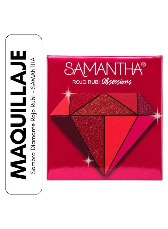 SOMBRA DIAMANTE ROJO RUBÍ - SAMANTHA - 1