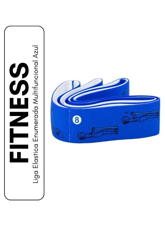 LIGA ELASTICA ENUMERADA MULTIFUNCIONAL AZUL - 1