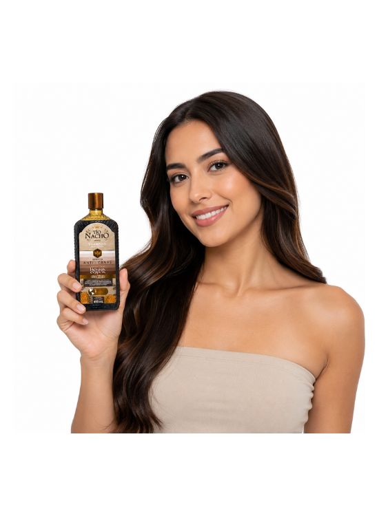 SHAMPOO EFECTO ANTI-CANAS HENNA EGIPCIA 415 ML - TÍO NACHO - 3